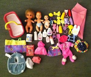 Barbie Baby Dolls Clothes Accessories Dollhouse Baby Doll