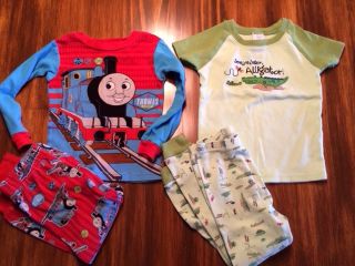 Boys Pajamas Lot Thomas The Train and See Ya Later Alligator 3T or 2T