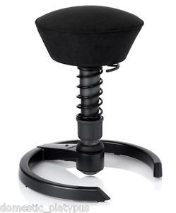 Black Special Edition Via Swopper Ergonomic 360º Flexible Task Chair Work Stool