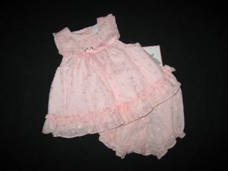 New "Blush Eyelet Roses" Dress Girls Clothes 24M Spring Summer Easter Baby