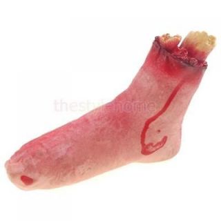 10x Bloody Severed Gory Human Foot Body Part Halloween Prop