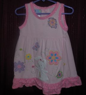 2T Toddler Girls Easter Bunny Dress Spring CRE8IONS