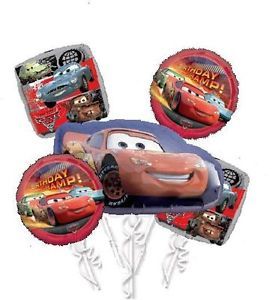Disney Cars McQueen 1st 2nd 3rd Birthday Party Supplies Balloons Set Decorations