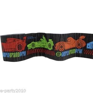 Disney Cars Crepe Paper Streamer Birthday Party Supplies