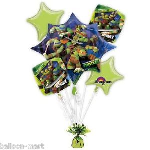 5 Balloons Weight Teenage Mutant Ninja Turtles TMNT Party Birthday Supplies