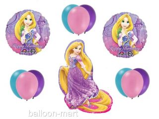 Disney Princess Rapunzel Birthday Party Supplies Decorations Lot of 12 Balloons