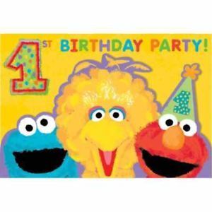Elmo Sesame Street 1st Birthday Party Supplies Plates Cups Napkins Games More
