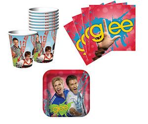 Glee Birthday Party Supplies Plates Napkins Cups Set for 8 or 16