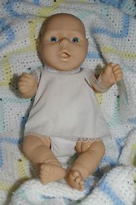 Vintage Anatomically Correct Life Like 13" Infant Newborn Baby Boy Doll