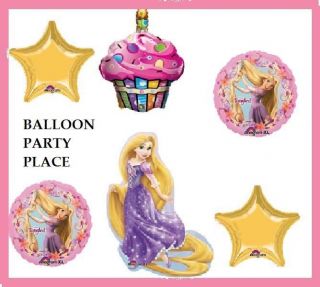 Disney Princess Rapunzel Tangled Birthday Party Supplies Ballons First Second