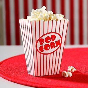 Popcorn Boxes Carnival Circus Party Movie Hollywood Party Supplies