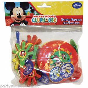 24 Piece Disney Mickey Mouse Clubhouse Party Favours Toys Gifts Pack