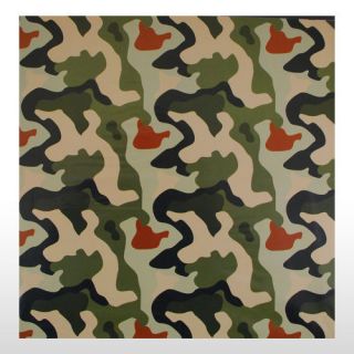 Camouflage Birthday Wrapping Paper Army Navy Cop War