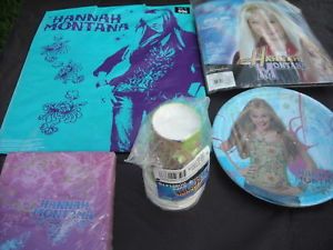 Hannah Montana Party Supply Wig Cups Napkins Plates Hannah Birthday Party New