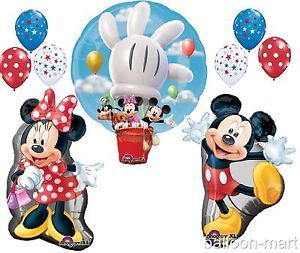 Minnie Mickey Mouse Hot Air Balloons Set Birthday Party Supplies Disney Goofy