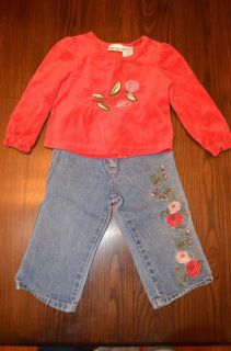 Lot of 2 Gymboree and Baby UR It Outfits Girl's Clothing 18 Months 24 Months