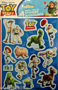 52 Disney Pixar Toy Story III Stickers Birthday Party Supplies Favors