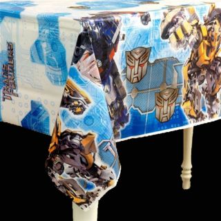 Transformers Revenge Fallen Plastic Table Cover Birthday Party Supplies 54 x 102