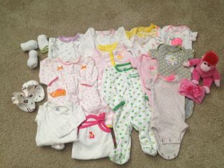 New Born Baby Girl Clothes Good Used Condition Clean and Comfy