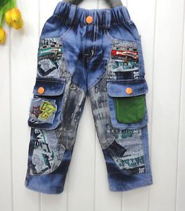 New Gorgeous Toddler Boy Denim Jeans Pants Clothes Size 1 2 3 4