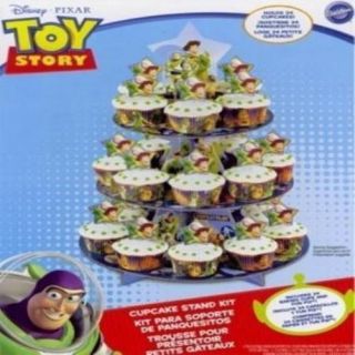 Wilton Toy Story 3 Tier Cupcake Stand Kit Holds 24 Cupcakes Dessert Party Tower