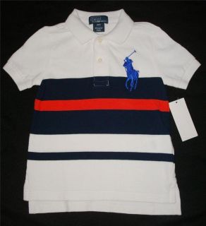 New Polo Ralph Lauren Baby Boy SS Big Pony Shirt Top 2T $45