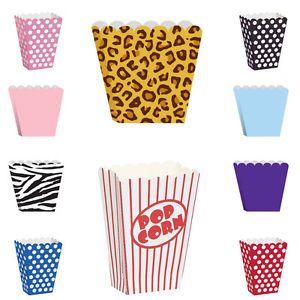Loot Treat Popcorn Favour Boxes Kids Adults Birthday Hen Party Baby Shower