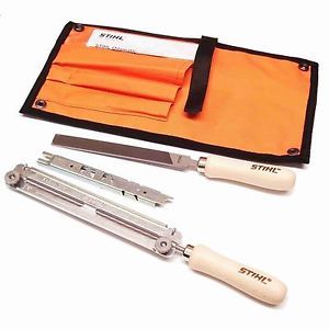 Stihl Chainsaw 325" Chain Sharpening Filing Kit with 4 8mm Round File