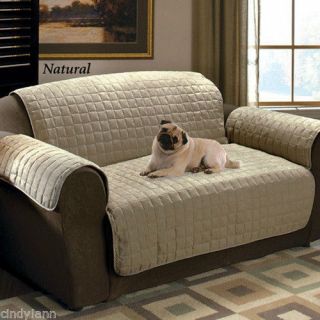Its Natural Micro Fiber Pet Dog Kids Slip Cover Sofa Loveseat Chair Protector