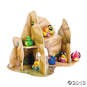 Foam Dinosaur Park Play Set Kids Rubber Ducky Toy