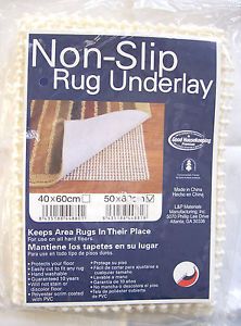 Good Housekeeping Grip It Non Slip Rug Pad Underlay 20x32 Carpet Floor Gripper