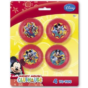 Disney Mickey Mouse Clubhouse 4 YoYo Party Favors Birthday Party Supplies