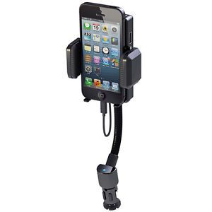 All in 1 F10C FM Transmitter Car Charger Holder with Remote Control for iPhone 5