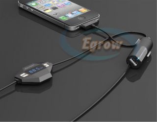 New Excelvan F27 Wireless FM Radio Transmitter Car Charger for iPhone iPod USA