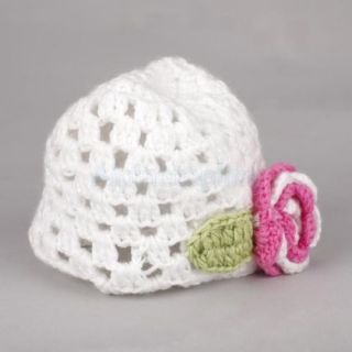 Lovely Baby Girls' Handmade Crochet Cutton Cap Toddler Photography Hat Kids Hot