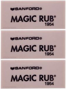 Sanford Magic Rub Eraser, White