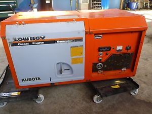 Generators Kubota GL Series Lowboy Generator 5 5KW GL5500 Watt Diesel Fuel