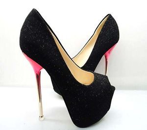 2012 Hot Sexy High Heels Party Girl Glitter Platform Open Toe Women Shoes 134