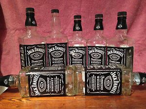 Empty Jack Daniels Bottle Collection