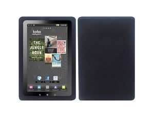 For Kobo Vox 7 inch Tablet eReader Soft Rubber Silicone Skin Cover Case Black