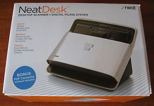 Neat Neatdesk ND1000 Desktop Scanner Digital Filing System New in Box 899061000315