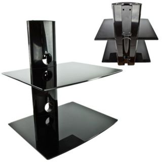 Flat TV Wall Mount 32 60" Tilt HDMI Cable LCD LED Plasma 2 Tier DVD Stand
