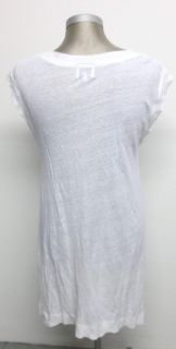 The Masai Clothing Company White 100 Linen Dress S