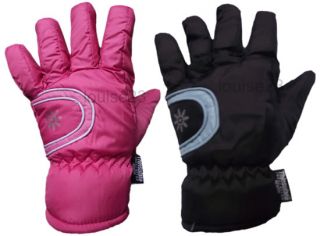 G43 Boys Girls Kids Winter Breathable Warm Padded Ski Glove Thinsulate Lined
