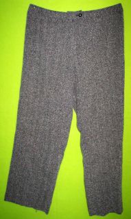 Sag Harbor Sz 12P Petite Womens Gray Dress Pants Slacks Trousers Stretch 6N29