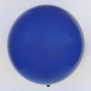 36" Blue Round Latex Balloon 3' Giant Circle Balloons Birthday Party Decoration
