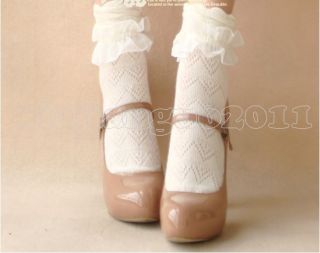 New Fashion Women's Ladies Princes Vintage Lace Ruffle Frilly Ankle Socks