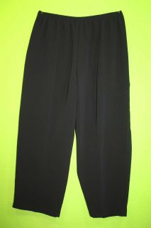 JM Collection Sz 22W Womens Black Dress Pants Slacks 8F56
