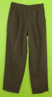 Savane Sz 29 x 30 Mens Brown Dress Pants Slacks BB18