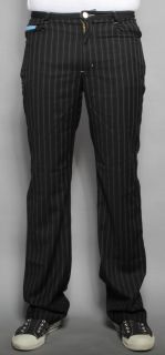 New Mens English Laundry Black White Striped Logo Dress Pants Sacks 30